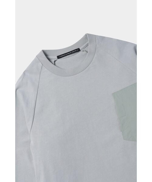 SERIES（シリーズ）の「[KRAKATAU] 우븐 믹스 오버핏 티셔츠（その他・メンズ・GREY・95/100/105）」の3枚目の写真