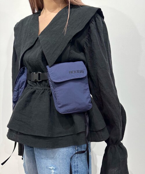 新品 HOLIDAY SUPPLEX NYLON POCKET VEST セール】SUPPLEX NYLON POCKET VEST サプレックスナイロン