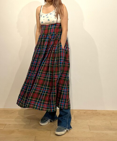 HOLIDAY LINEN RUFFLE LAYERED DRESS 定価8.8 セール】RUFFLE STRAP DRESS ラッフルストラップドレス（ワンピース