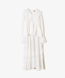 HOLIDAY（ホリデイ）の「LACE BIG COLLAR LONG DRESS（その他）」