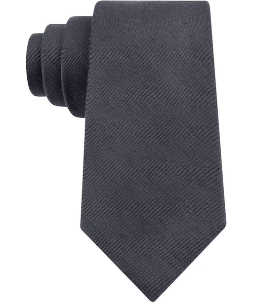 DKNY(ディーケーエヌワイ)の「DKNY Rock Solid Slim Tie(ネクタイ・メンズ・Charcoal/Burgundy/Navy・ONE SIZE)」の1枚目の写真
