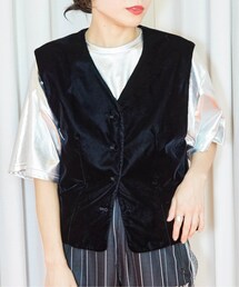 CITYSHOP（シティーショップ）の「《予約》[THE MOOD]VELVET ベスト（ジャケット/アウター）」