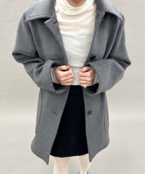 EDIT. FOR LULU ラムフェルトメルトン オーバーコート EDIT. FOR LULU ラムフェルトメルトン オーバーコート EDIT.FOR