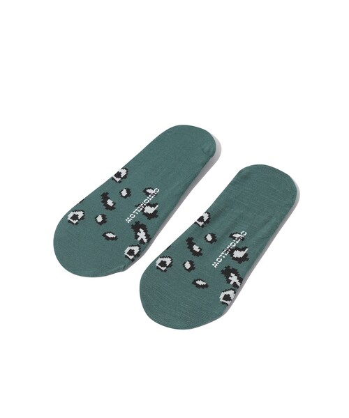 customellow（カスタムメロウ）の「leopard pattern hidden socks（アクセサリー・BLACK/GREEN/WHITE・XXX）」の6枚目の写真
