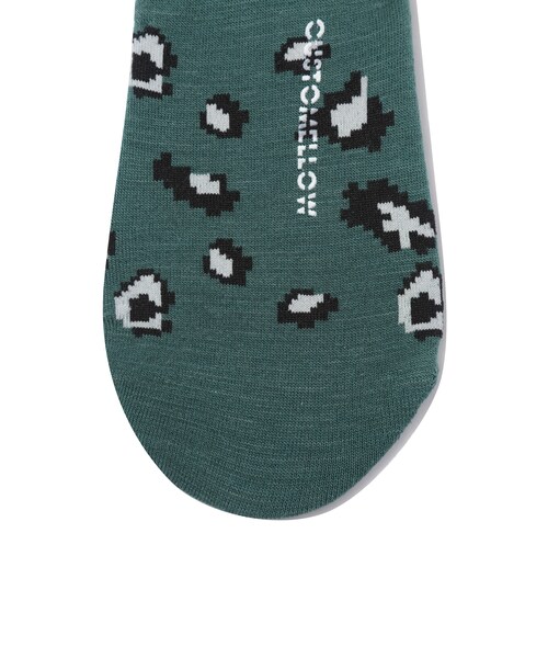 customellow（カスタムメロウ）の「leopard pattern hidden socks（アクセサリー・BLACK/GREEN/WHITE・XXX）」の3枚目の写真
