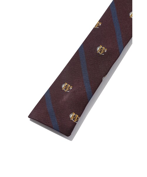 customellow（カスタムメロウ）の「season motif wine regimental square tie（アクセサリー・WINE・XXX）」の3枚目の写真
