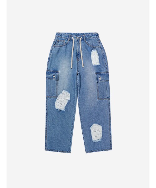 Y-3 19SS Wide Sarouel Pants Logo cotton