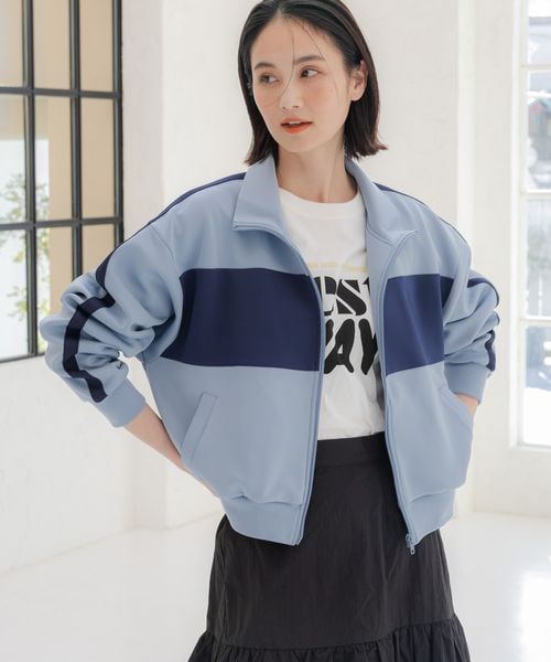 LAKOLE（ラコレ）の「カラーブロックトラックジャケット（）」 - WEAR