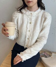 one after another NICE CLAUP | 【高見えコーデ◎】ツイードカーデ(カーディガン/ボレロ)