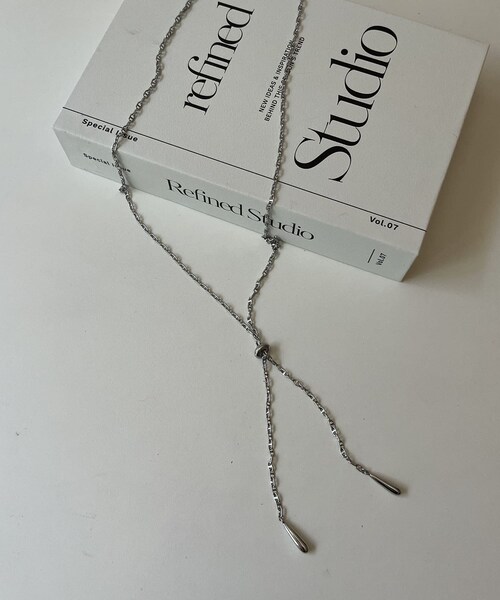 CAPRICIEUX LE'MAGE（カプリシューレマージュ）の「〈GOLDY/ゴールディ〉2WAYエイトチェーンネックレス（ネックレス・ゴールド/シルバー・F）」の2枚目の写真