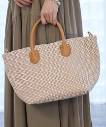 《予約》織柄ハンドバッグ