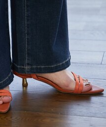 un dix cors | 《予約》MIO NOTIS/ナローベルトメタルヒールサンダル(シューズ)