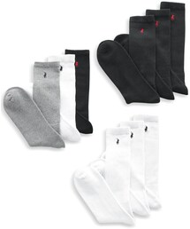 POLO RALPH LAUREN | Polo Ralph Lauren Men's Socks, Extended Size Classic Athletic Crew 3 Pack(レッグウェア)
