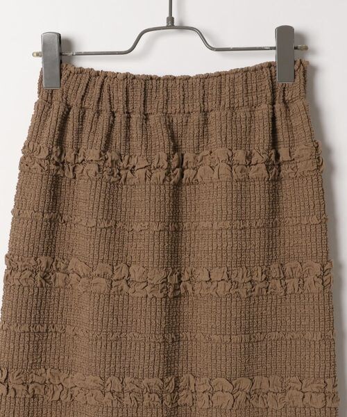 BAYFLOW(ベイフロー)の「≪予約≫ジャガードカットナロースカート(スカート・ナチュラル51/モカ59/ライム71・F)」の15枚目の写真