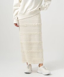 BAYFLOW | ≪予約≫ジャガードカットナロースカート(スカート)