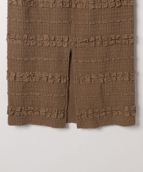 BAYFLOW(ベイフロー)の「≪予約≫ジャガードカットナロースカート(スカート・ナチュラル51/モカ59/ライム71・F)」の18枚目の写真