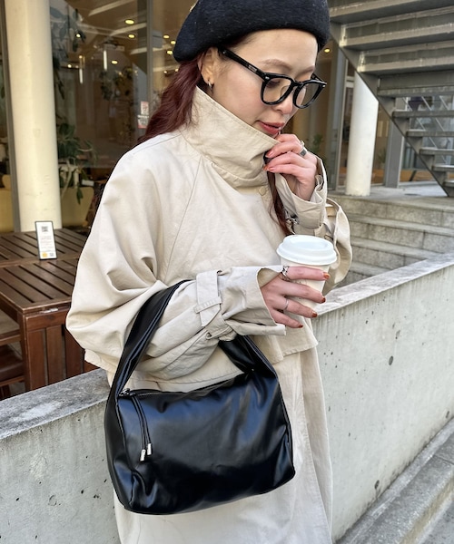 ミーコ&ターボ様 蓋付きショルダーバッグ コーディロイ×リバティ