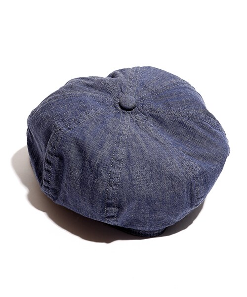 KNOX（ノックス）の「硫化シャンブレーキャスケット（その他・メンズ・ネイビー・ONE SIZE）」の3枚目の写真