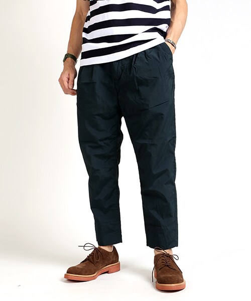 FREAK'S STORE（フリークスストア）の「T/N クロップドタックパンツ（パンツ・メンズ・ベージュ/オリーブ/ネイビー・M/L）」の3枚目の写真