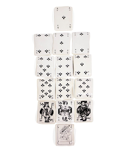 H.P.deco エイチピーデコ クーンケラミック トランプのオブジェ/陶器