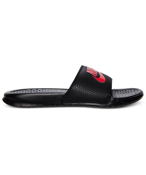 NIKE（ナイキ）の「Nike Men's Benassi JDI Slide Sandals from Finish Line（サンダル・メンズ・BLACK/CHALLENGE RED・13/11/10/7/14/12）」の3枚目の写真