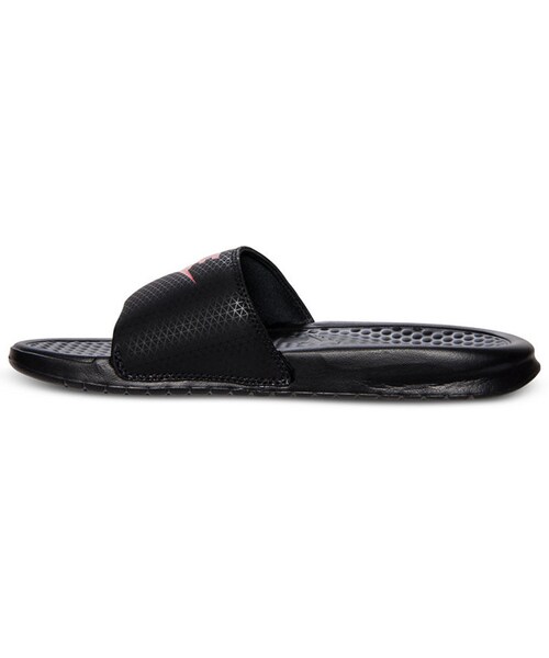 NIKE（ナイキ）の「Nike Men's Benassi JDI Slide Sandals from Finish Line（サンダル・メンズ・BLACK/CHALLENGE RED・13/11/10/7/14/12）」の2枚目の写真