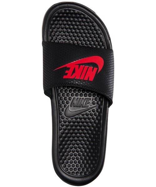 NIKE（ナイキ）の「Nike Men's Benassi JDI Slide Sandals from Finish Line（サンダル・メンズ・BLACK/CHALLENGE RED・13/11/10/7/14/12）」の5枚目の写真