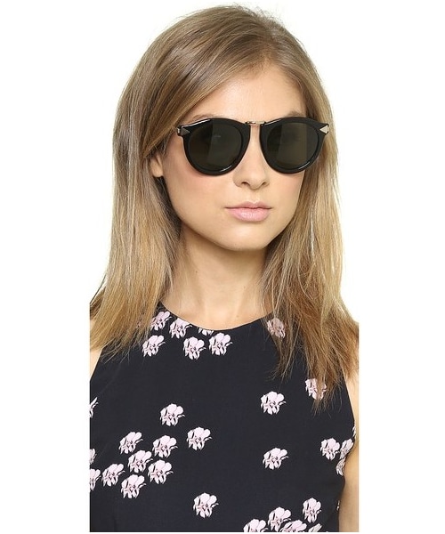 KAREN WALKER（カレンウォーカー）の「Karen Walker Special Fit Harvest Sunglasses（サングラス・レディース・Crazy Tort/Smoke Mono・One Size）」の6枚目の写真