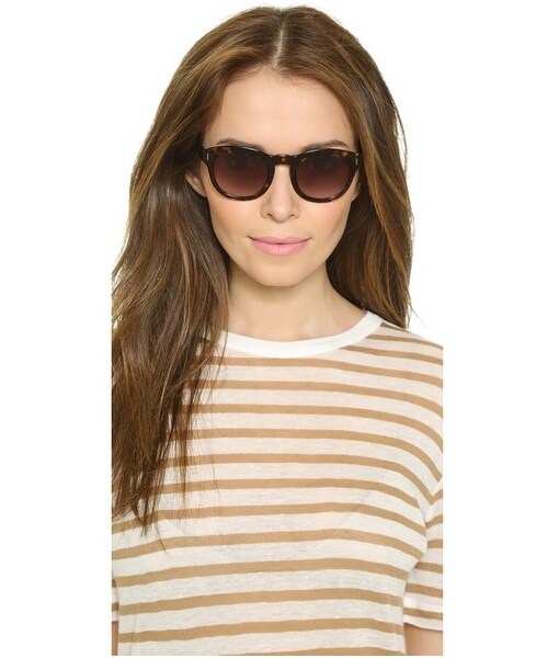 Marc by Marc Jacobs(マークバイマークジェイコブス)の「Marc by Marc Jacobs Rounded Lens Sunglasses(サングラス・レディース・Black/Grey Gradient/Havana/Brown Gradient・One Size)」の5枚目の写真