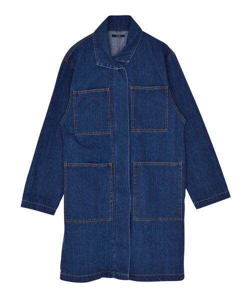 EMODA（エモダ）の「WIDE POCKET DENIM ジャケット（ジャケット/アウター・レディース・インディゴ）」の9枚目の写真