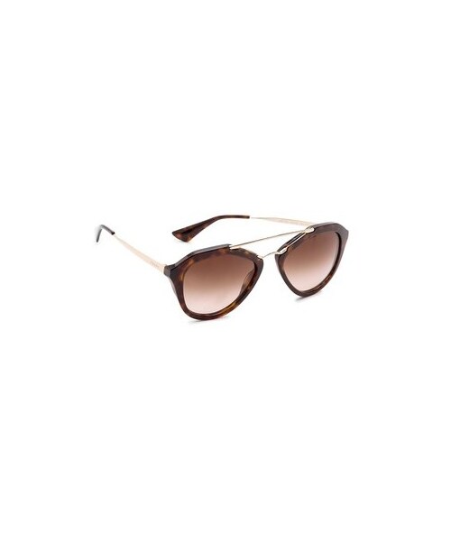 PRADA（プラダ）の「Prada Aviator Sunglasses（サングラス・レディース・Black/Black・One Size）」の3枚目の写真