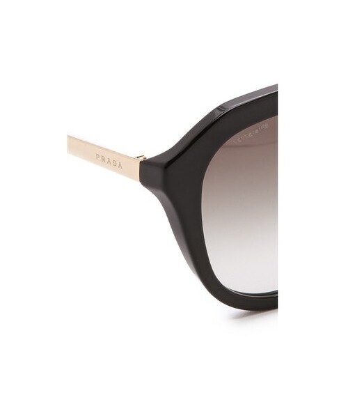 PRADA（プラダ）の「Prada Aviator Sunglasses（サングラス・レディース・Black/Black・One Size）」の4枚目の写真