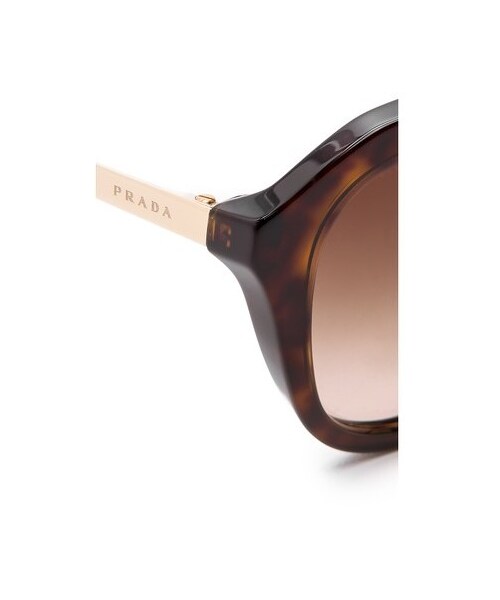 PRADA（プラダ）の「Prada Aviator Sunglasses（サングラス・レディース・Black/Black・One Size）」の5枚目の写真