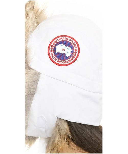 CANADA GOOSE(カナダグース)の「Canada Goose Aviator Hat(帽子・レディース・Black/Red・L/XL)」の4枚目の写真
