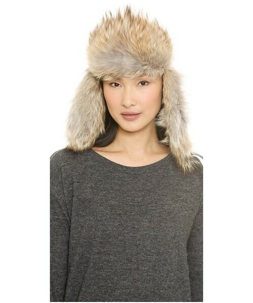 CANADA GOOSE(カナダグース)の「Canada Goose Aviator Hat(帽子・レディース・Black/Red・L/XL)」の7枚目の写真