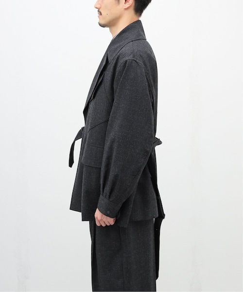 EDIFICE（エディフィス）の「Wool Ramie Motorcycle Jacket