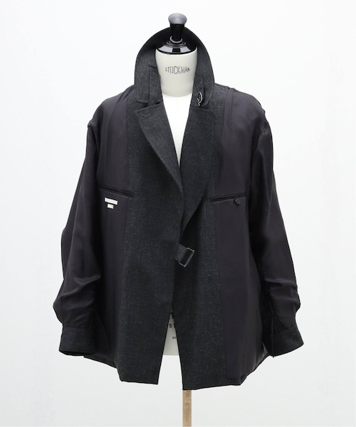 EDIFICE（エディフィス）の「Wool Ramie Motorcycle Jacket