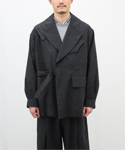 EDIFICE（エディフィス）の「Wool Ramie Motorcycle Jacket