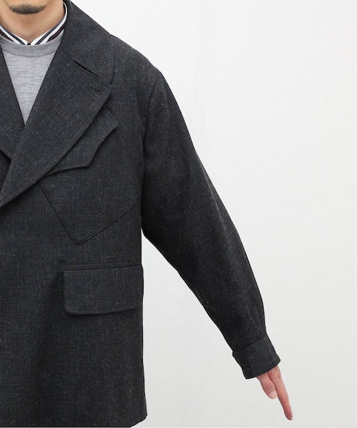 EDIFICE（エディフィス）の「Wool Ramie Motorcycle Jacket