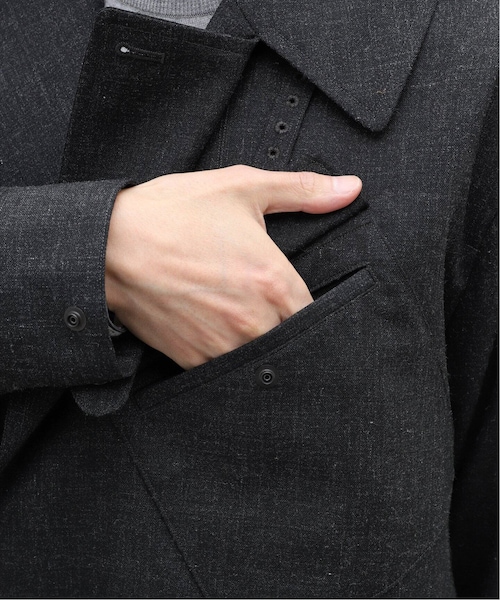 ジャケット・アウター BLURHMS Wool Ramie Motorcycle Jacket BLURHMS Wool Ramie Motorcycle Jacket