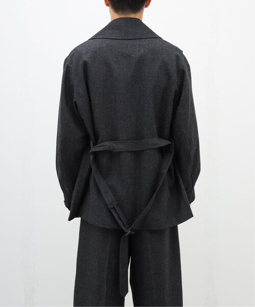 ジャケット・アウター blurhms Wool Ramie Motorcycle Coat/2 blurhms 新作Wool Ramie Motorcycle Jacket style.2023.10.20