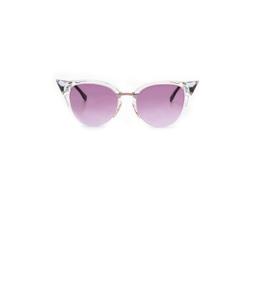 FENDI（フェンディ）の「Fendi Rimless Bottom Sunglasses（サングラス・レディース・Trans Print Peach/Multi Pink/Light Pink/Pink Gradient/Transparent Blue/Burgundy・One Size）」の12枚目の写真
