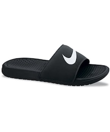 NIKE | Nike Men's Benassi Swoosh Massage Slide Sandals from Finish Line(サンダル)