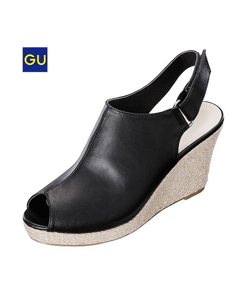 GU（ジーユー）の「（GU）ＷＯＭＥＮブーティサンダル（WOMEN ⁄ シューズ・レディース・BROWN/BLACK/NAVY・M/S/L）」の2枚目の写真