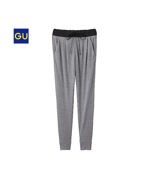 GU（ジーユー）の「（GU）カットソーイージーパンツ（WOMEN ⁄ パンツ・その他・レディース・BLUE/BLACK/GRAY・S/XL/M/L）」の3枚目の写真