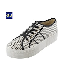 GU | （GU）ＷＯＭＥＮプラットフォームスニーカーＣ(シューズ)