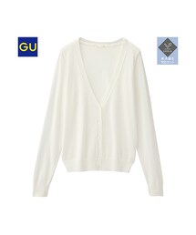 GU | （GU）ＵＶカットＶネックカーディガン（長袖）Ａ(ジャケット/アウター)