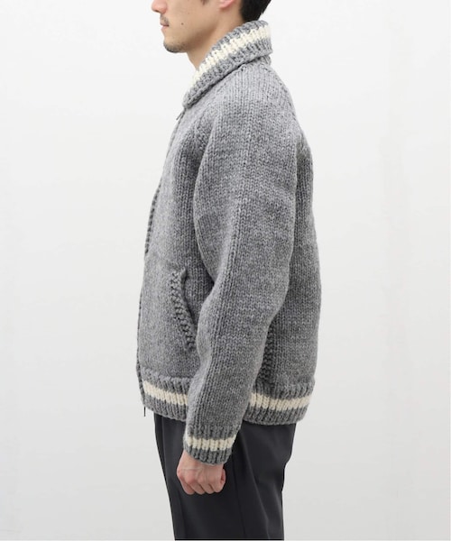 REIGNING CHAMP スウェットカーディガン M レイニングチャンプ REIGNING CHAMP(レイニングチャンプ)の「HANDKNIT VARSITY
