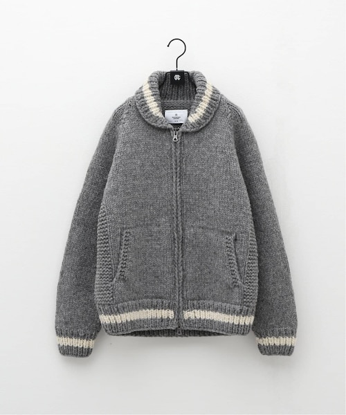 REIGNING CHAMP レイニングチャンプ 24AW MELTON WOOL COLISEUM JACKET ボイルドメリノウール スタジャン 24011071034630 M グレー スタジアムジャンパー 定価97,900円 バーシティジャケット アウター【中古】【REIGNING CHAMP】 REIGNING CHAMP（レイニングチャンプ）の「HANDKNIT VARSITY SWEATER