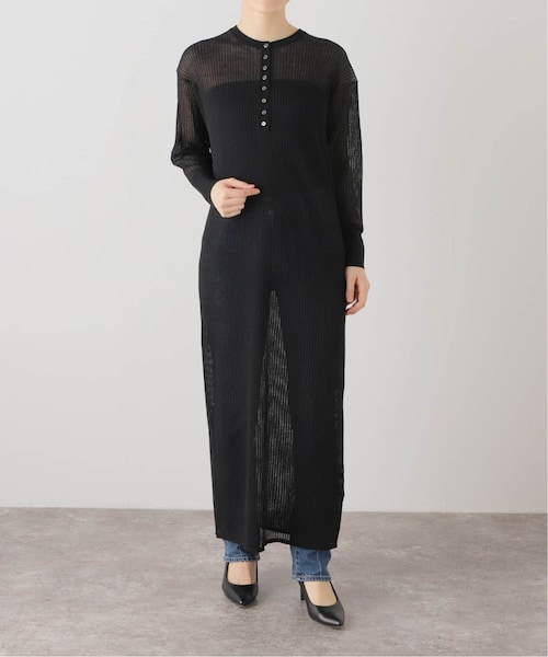 Spick & Span（スピックアンドスパン）の「シアーヘンリーネックニット